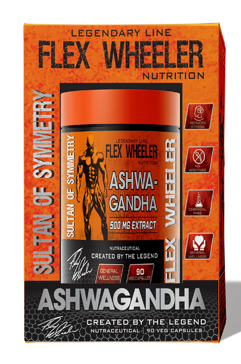Flex Wheeler Nutrition AshwaGandha 90 Vegetarian Capsules