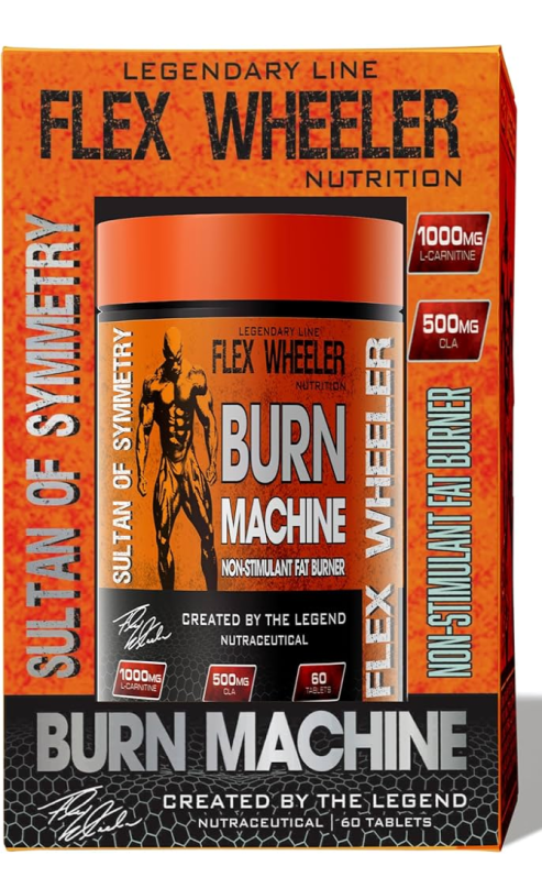 FLEX WHEELER NUTRITION Burn Machine Fat Burner 60 Tablets