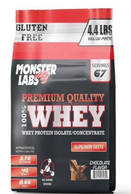 Monster Labs 100% Whey – 4.4 Lbs