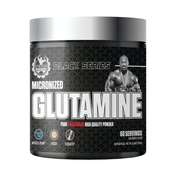 Dexter Jackson Black Series Micronized Glutamine, 300 gms