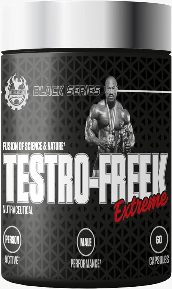 DEXTER JACKSON BLACK SIGNATURE SERIES TESTRO-FREEK SUPPORT, 60 CAPSULES