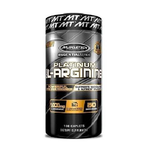 Muscletech Platinum 100% L-Arginine - 100 Caps