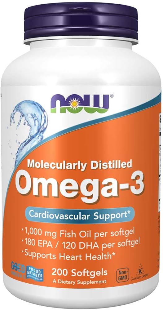 Now Omega-3, 1000 mg- 200 Softgels