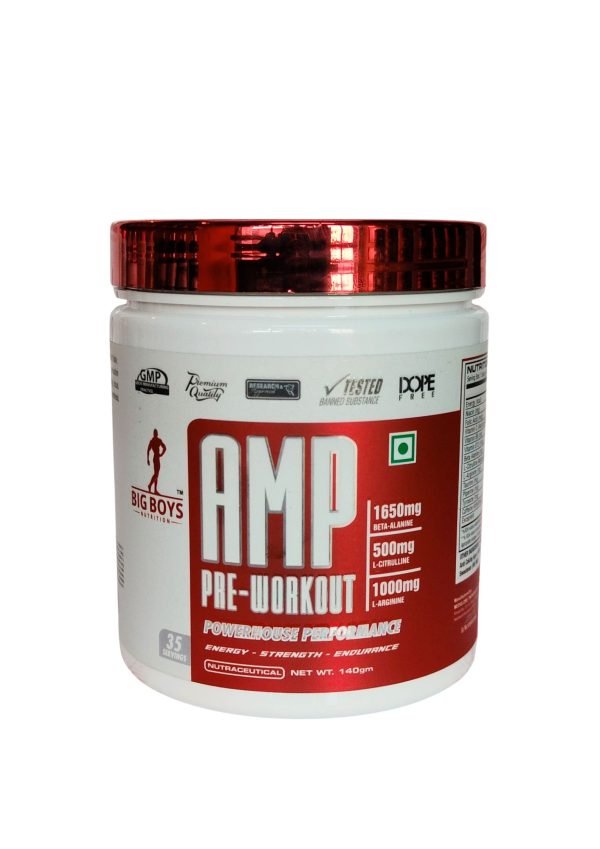 Big Boys Nutrition AMP Pre-Workout, 35 servings