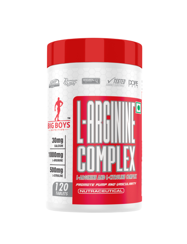 Big Boys Nutrition L-Arginine, 120 tabs
