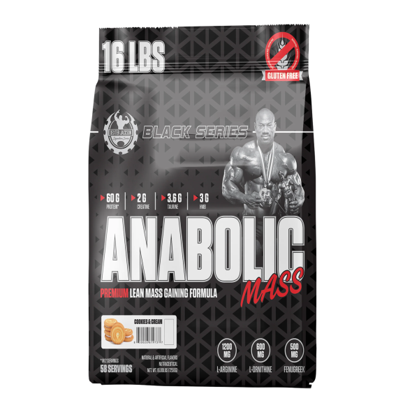 DEXTER JACKSON BLACK SIGNATURE SERIES ANABOLIC GAINER 16 LBS