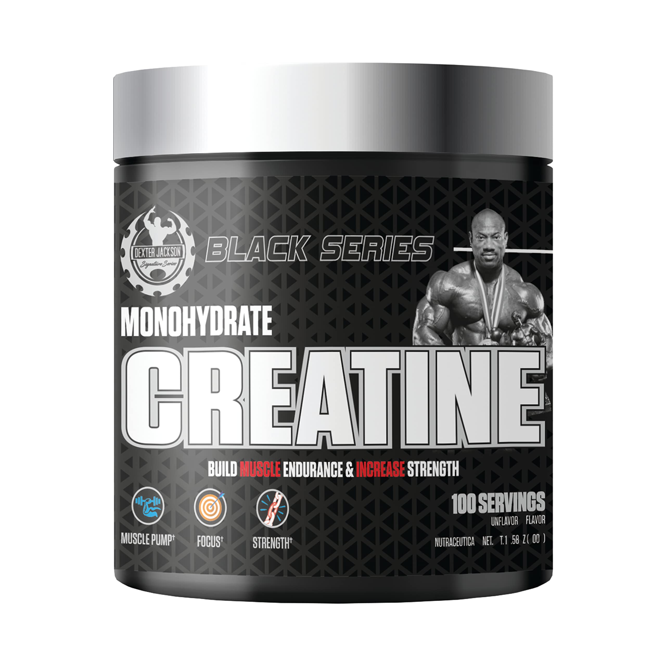 DEXTER JACKSON BLACK SIGNATURE SERIES CREATINE, 300 GRAMS