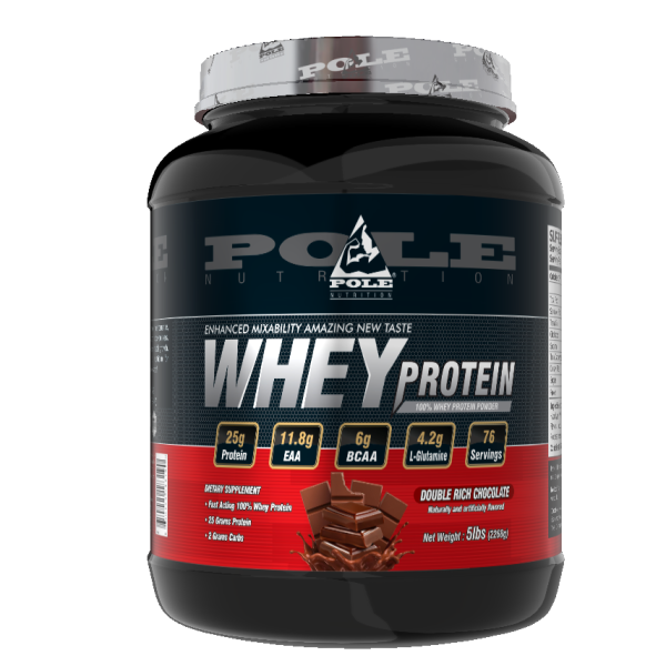 Pole Nutrition 100% Whey Protein Powder - 5 lbs