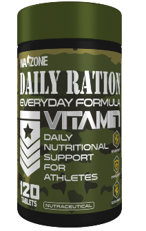 Warzone Daily Ration Multivitamin – 120 Tablets
